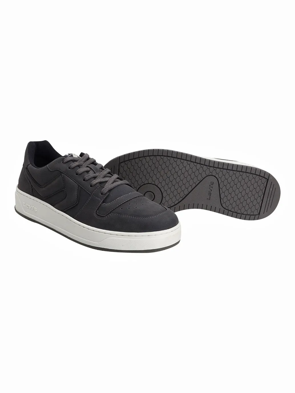 Men's Blue Solid Sneakers
