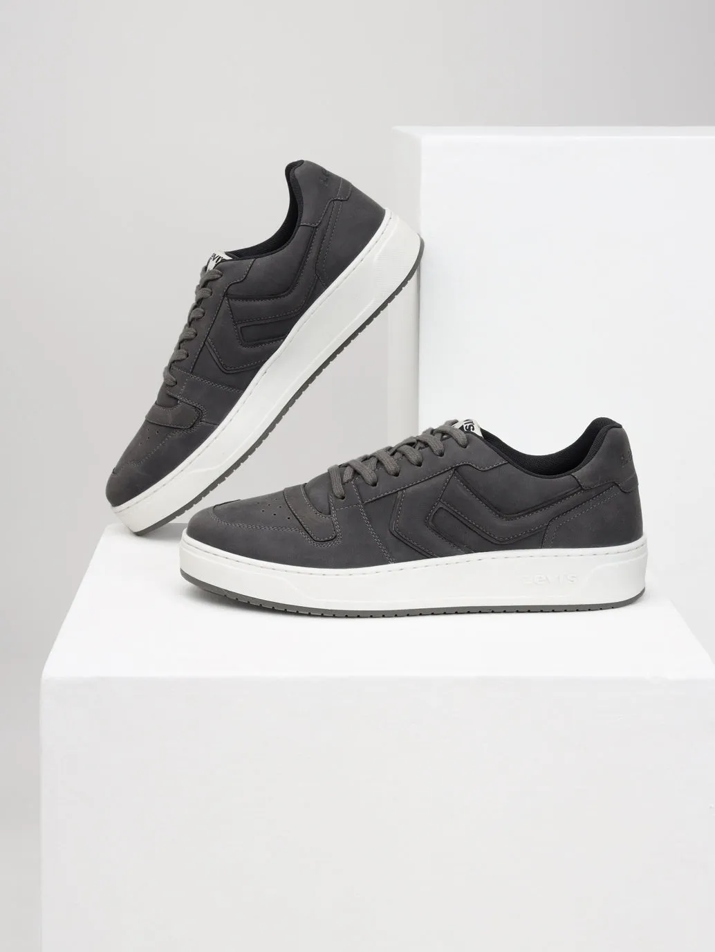 Men's Blue Solid Sneakers
