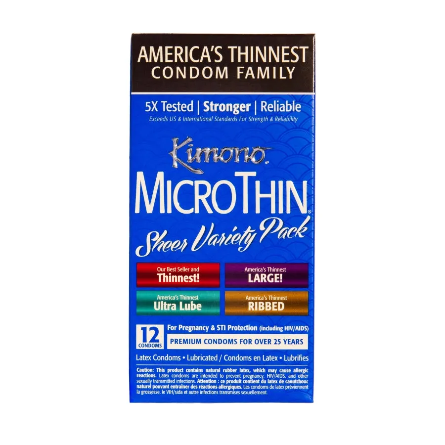 MicroThin Sheer Condom Variety Pack