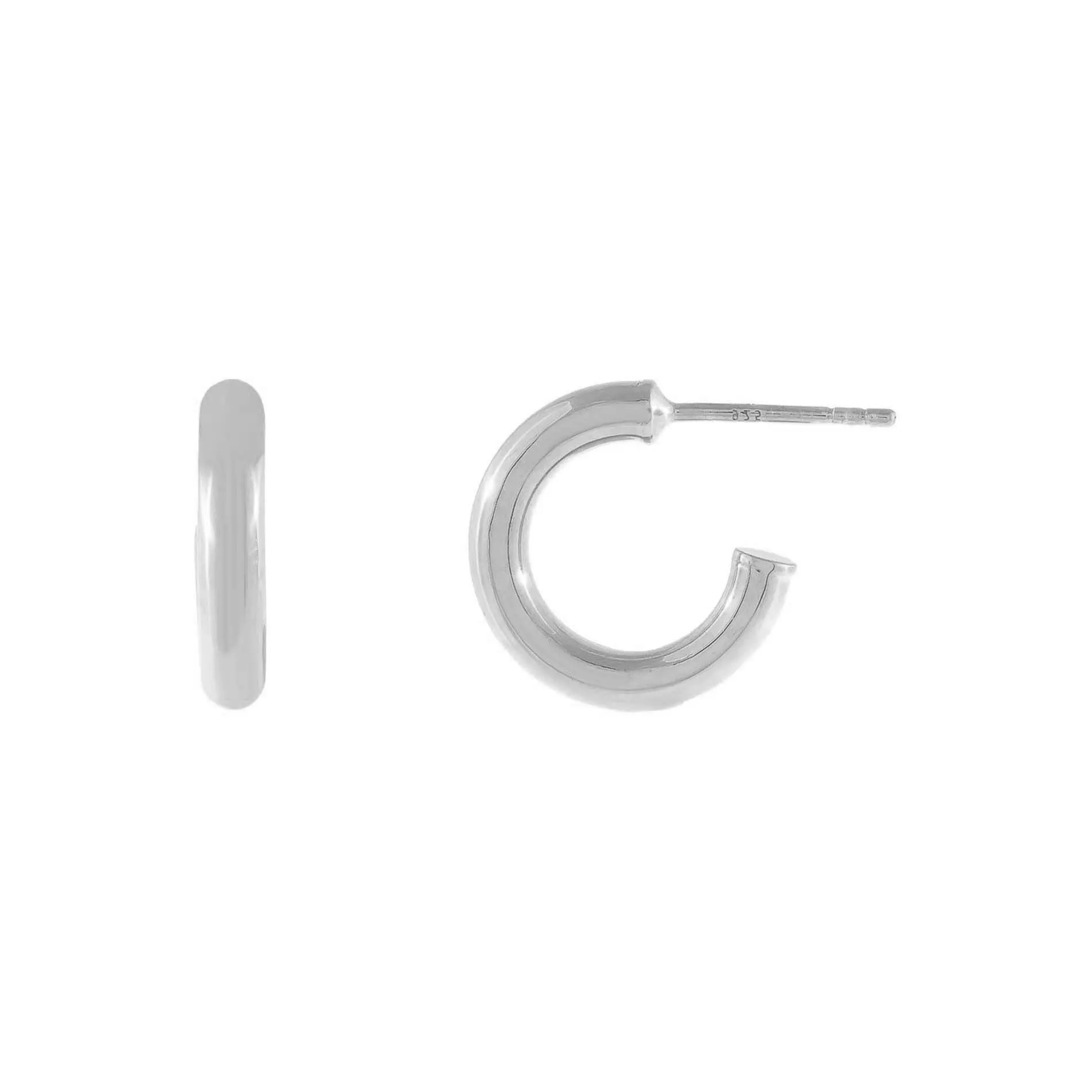 Mini Thin Hollow Hoop Earring