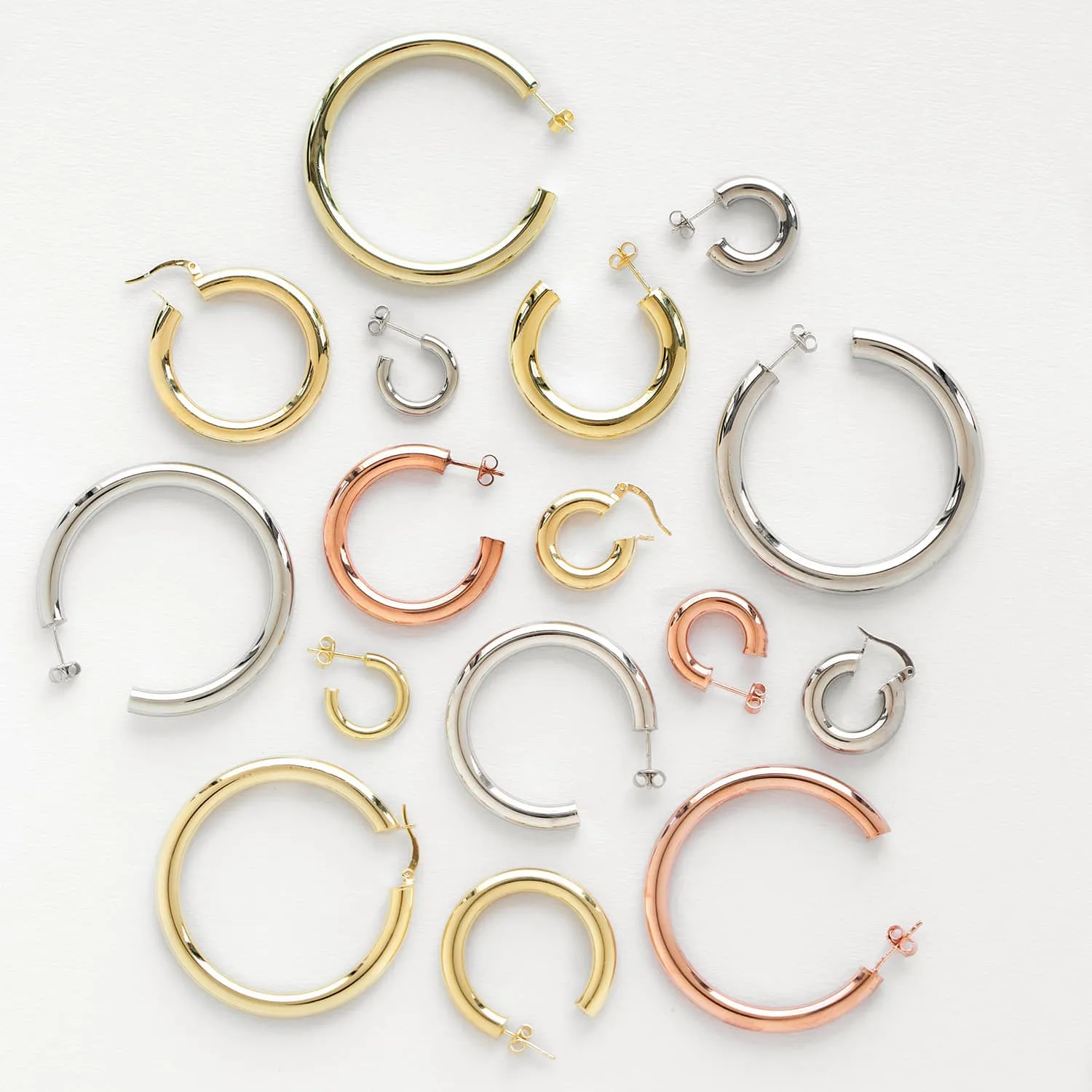 Mini Thin Hollow Hoop Earring