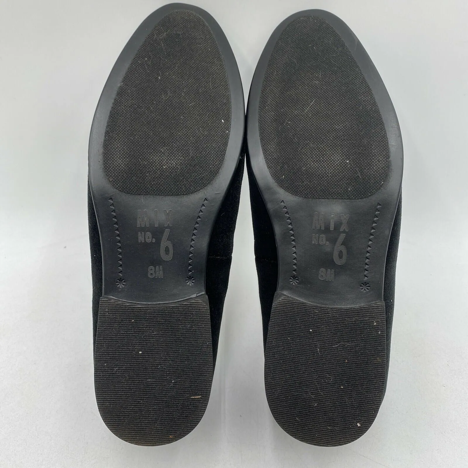 Mix No. 6 Me. Haigen Black Velvet ￼ Loafers Shoes Size 8M - Very Good
