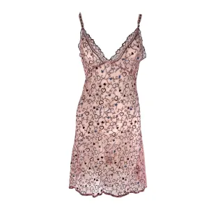 Moschino Sheer Heart Slip Dress