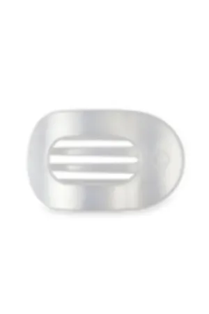 Mother of Pearl Small Flat Round Clip