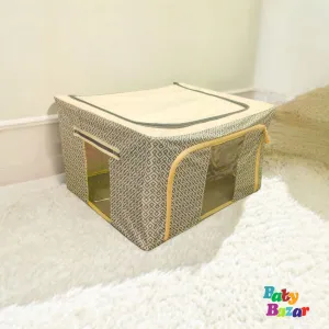 New Foldable Fabric Storage Box Collapsible Organizer for Clothes & More