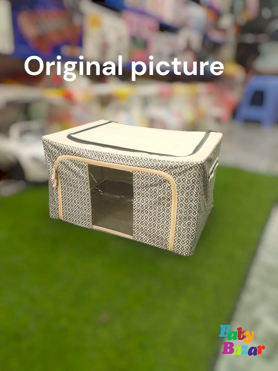 New Foldable Fabric Storage Box Collapsible Organizer for Clothes & More