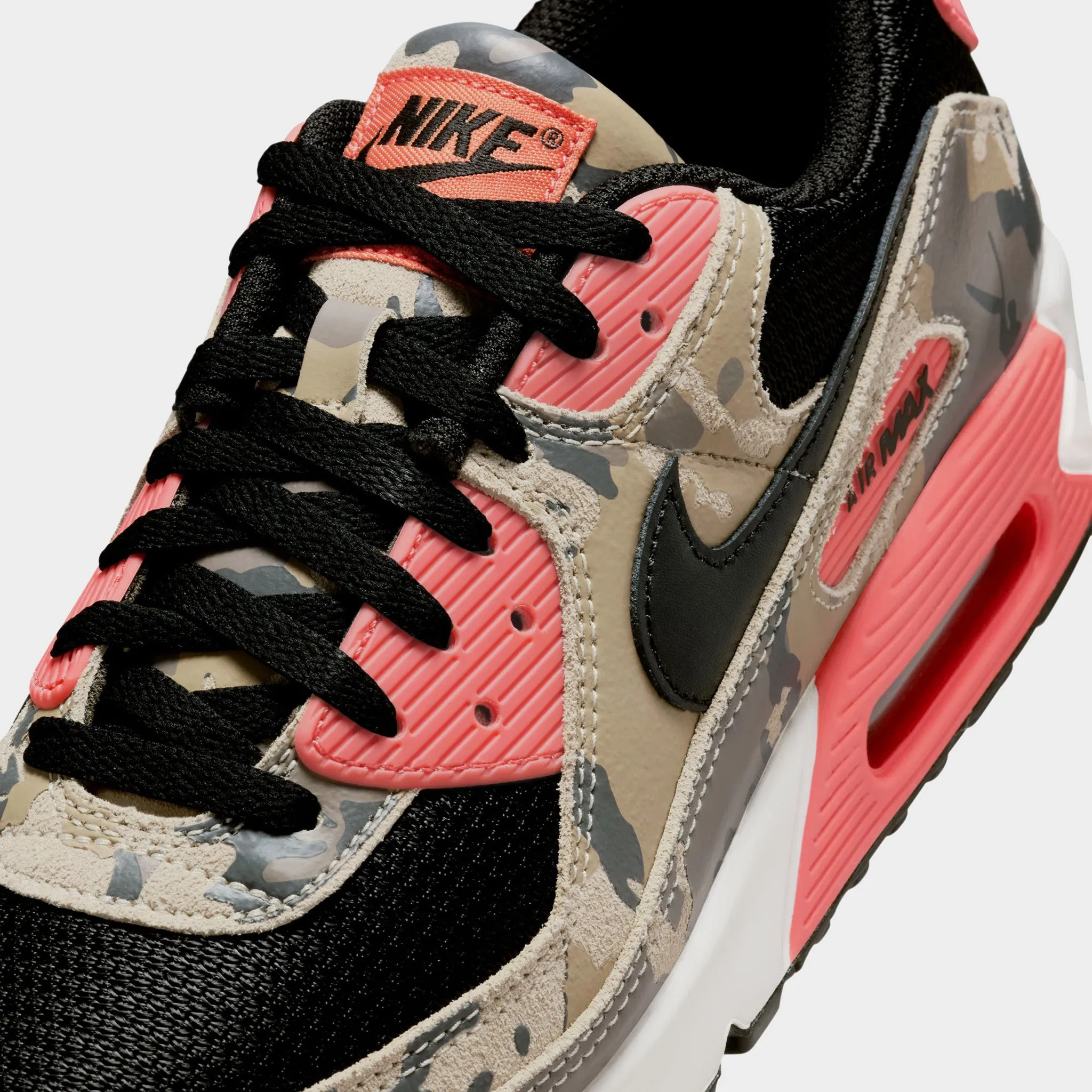 Nike Air Max 90 PRM Light Khaki / Black - Magic Ember