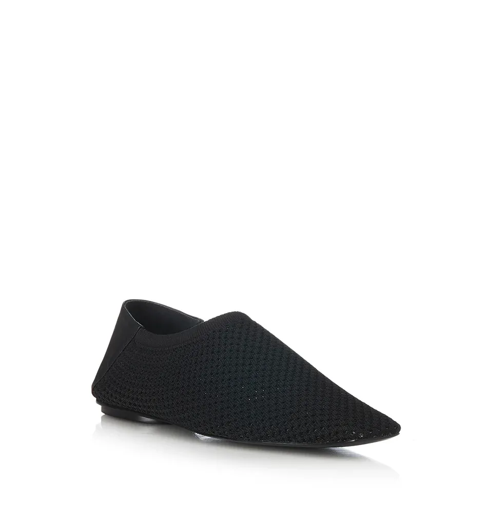 Nina Slip On Flat - Black
