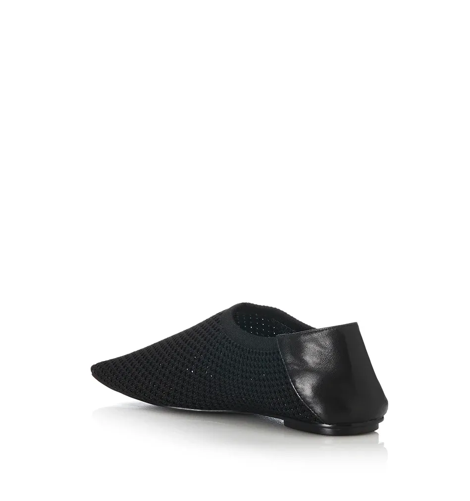 Nina Slip On Flat - Black