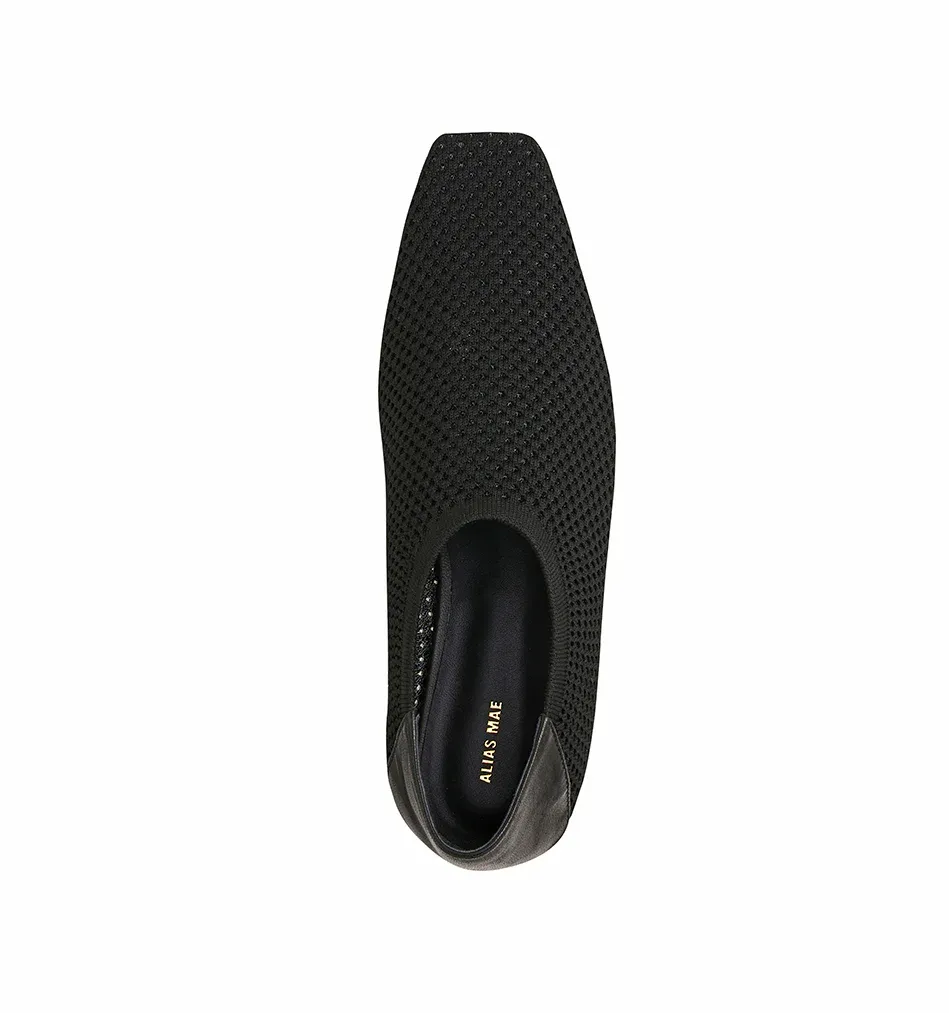 Nina Slip On Flat - Black