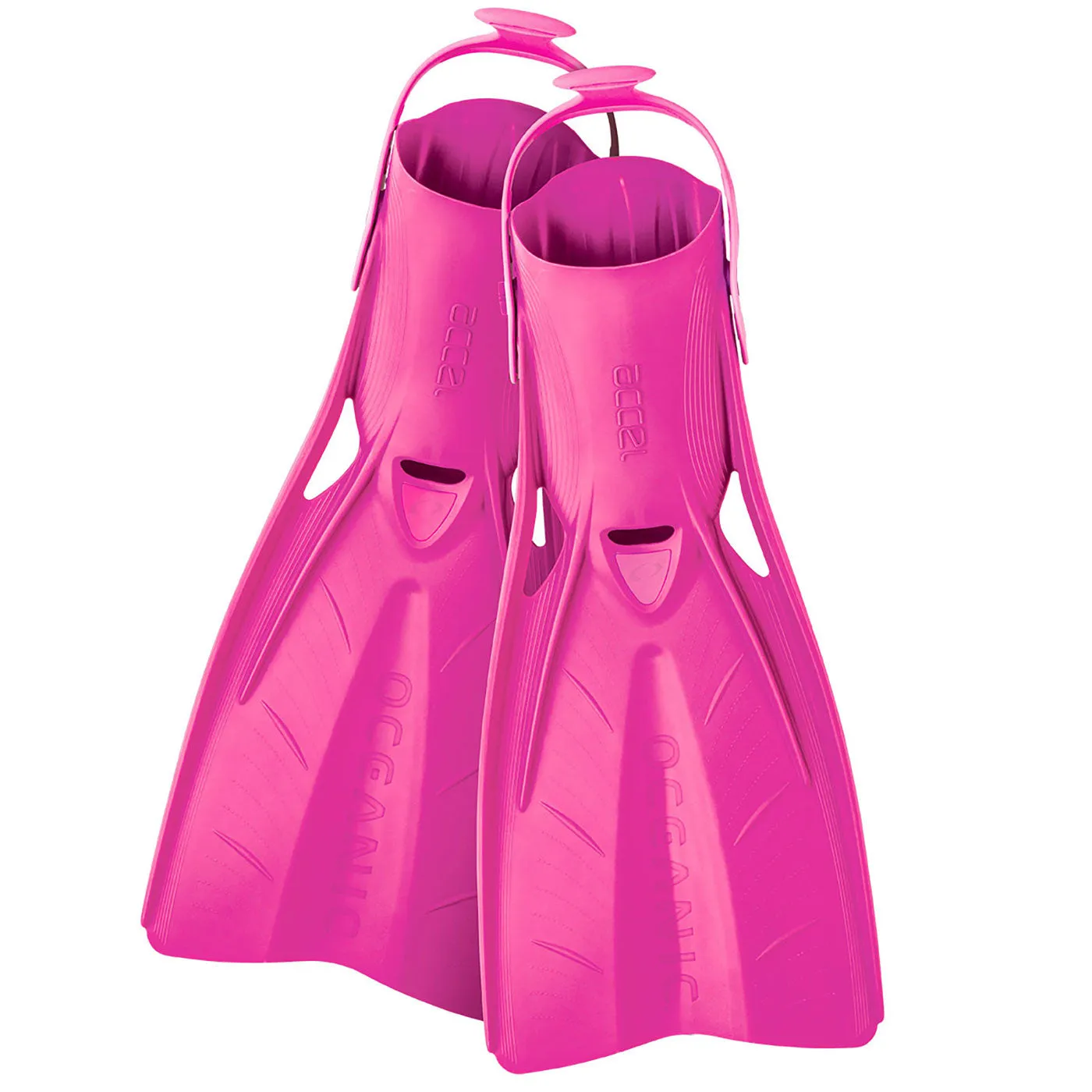 Oceanic Accel Open Heel Fin - Pink