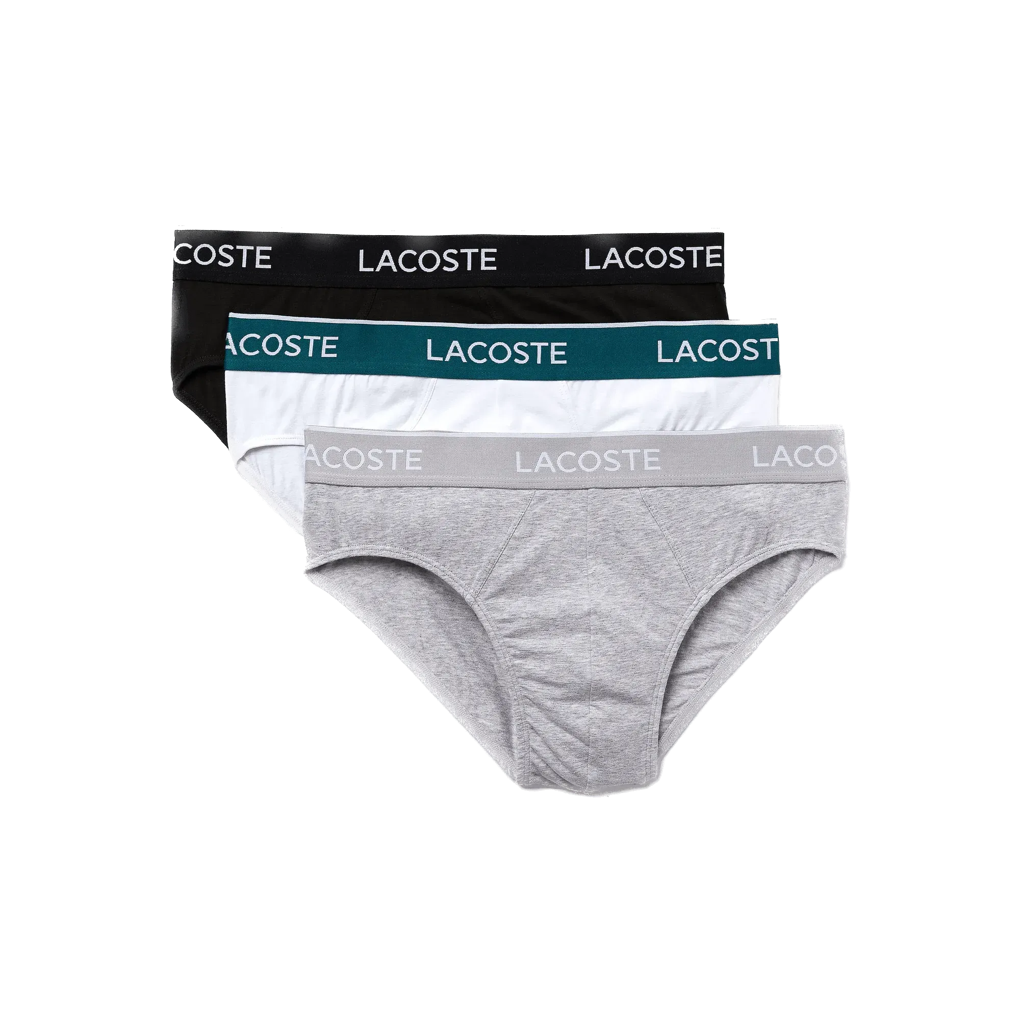 Pack de 3 slips Lacoste de estilo casual