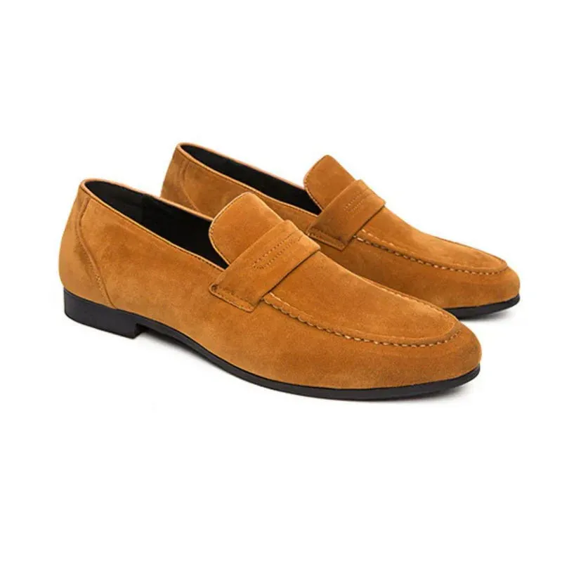 PIERI - Suede leather strap moccasins