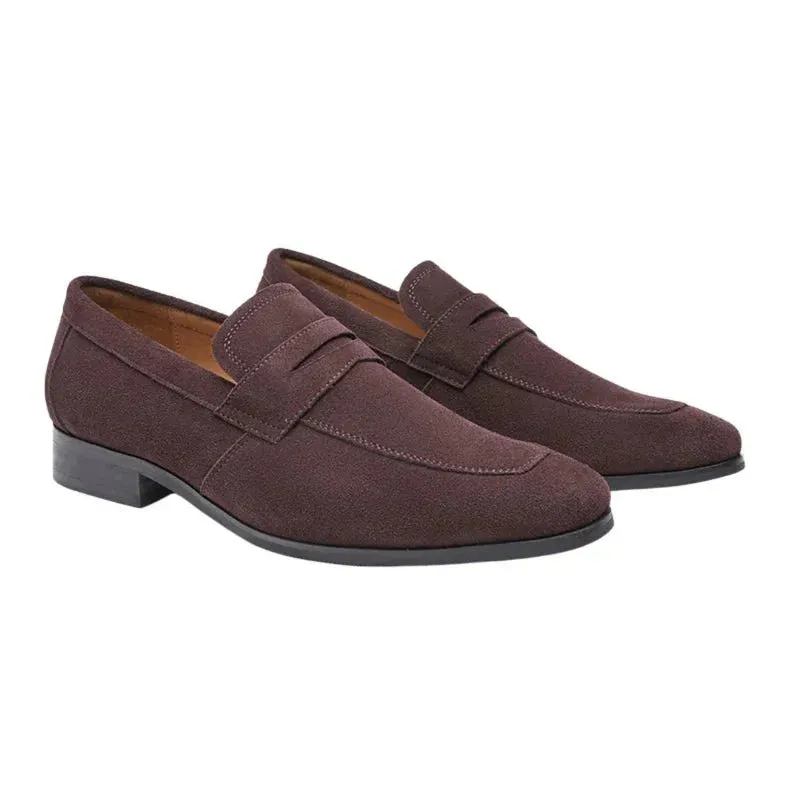 PIERI - Suede leather strap moccasins