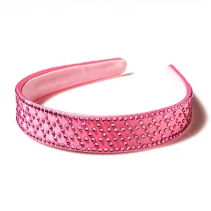 Pretty in Pink 1" Crystal Embellished Headband