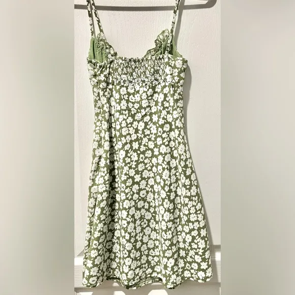 Princess Polly Lower Impact Tasmin Mini Slip Dress in Green Floral