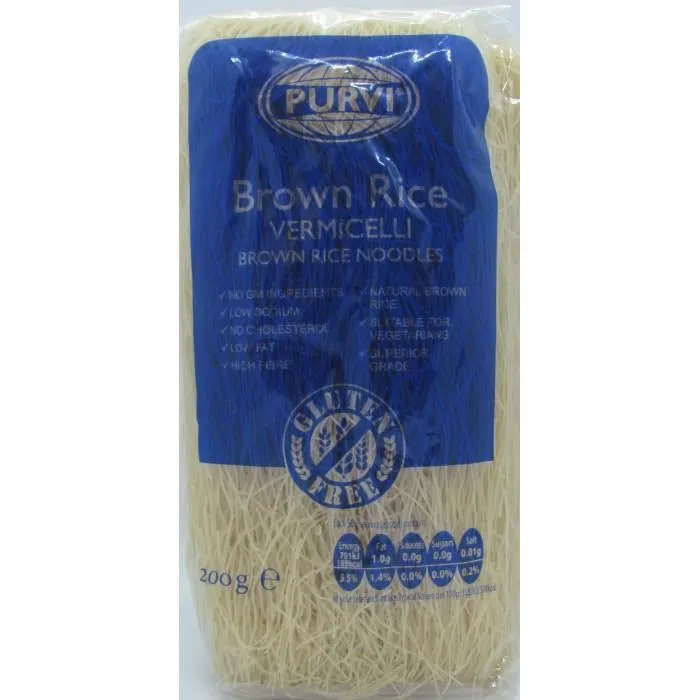 PURVI Brown Rice Vermicelli Noodles 200g