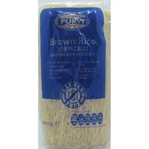 PURVI Brown Rice Vermicelli Noodles 200g