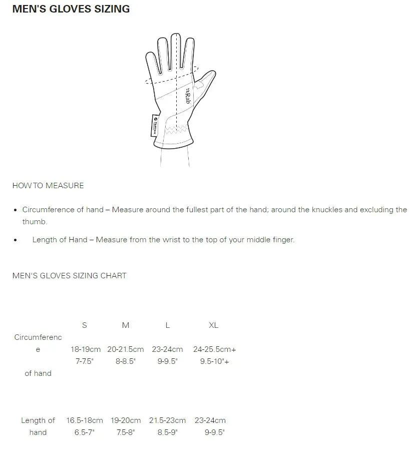 Rab Men's Power Stretch Pro Glove's