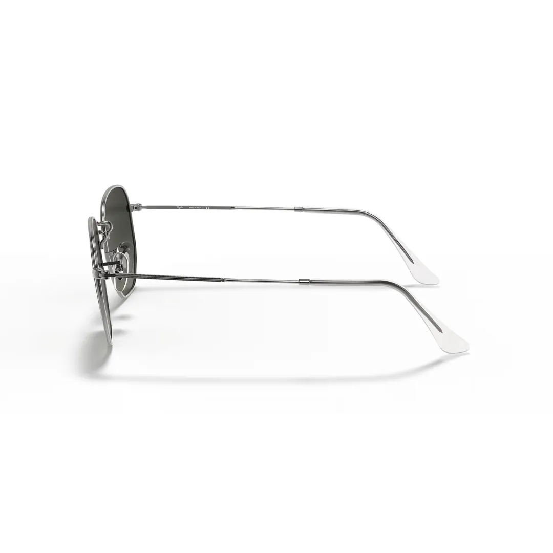 Ray Ban Hexagonal - Gunmetal, Light Grey Gradient Dark Grey