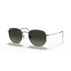 Ray Ban Hexagonal - Gunmetal, Light Grey Gradient Dark Grey