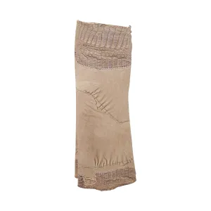 Roberto Cavalli Grey Snakeskin Print Skirt