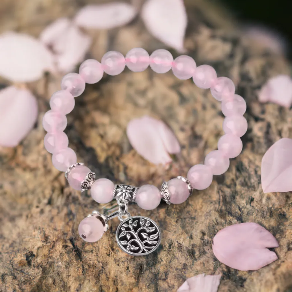Rose Quartz Stretch Bracelet