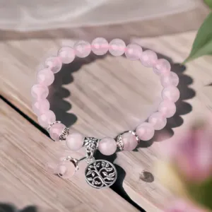 Rose Quartz Stretch Bracelet