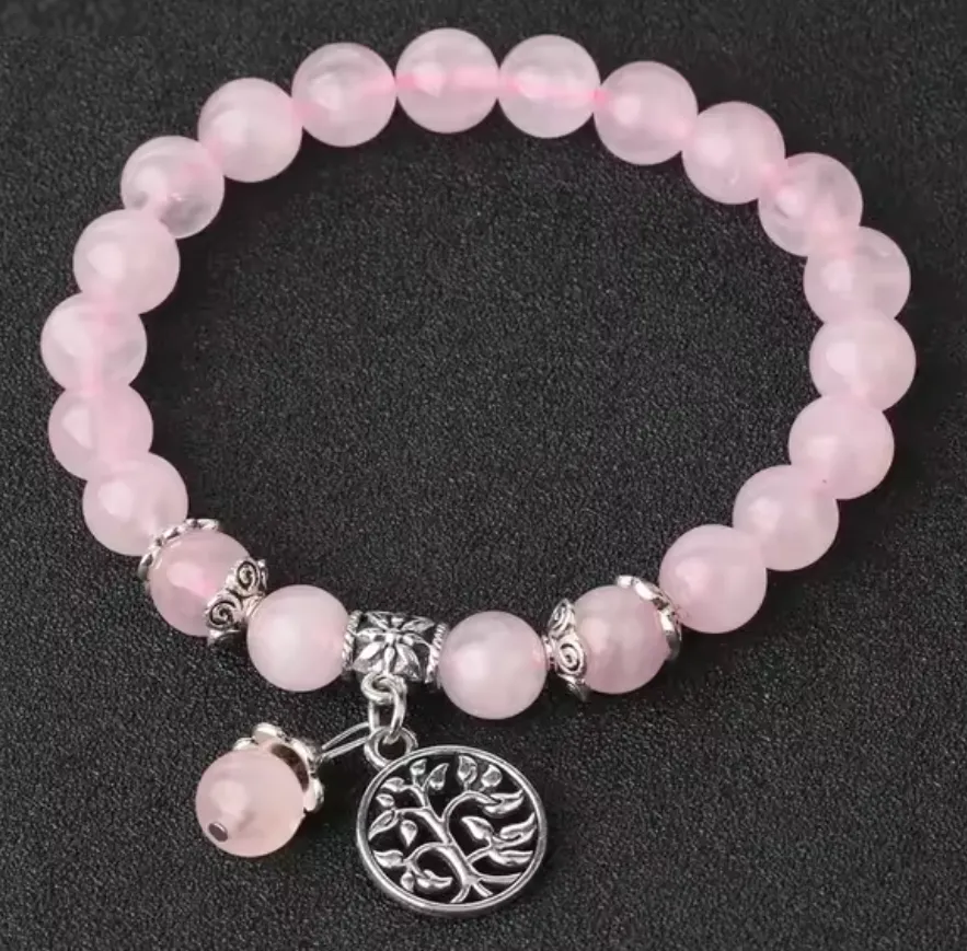 Rose Quartz Stretch Bracelet