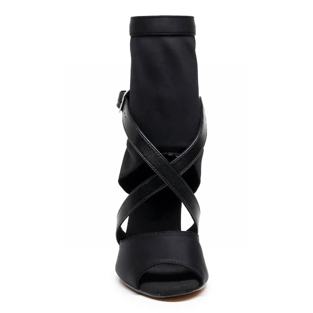 Sabeena - Black Lycra - Street Sole