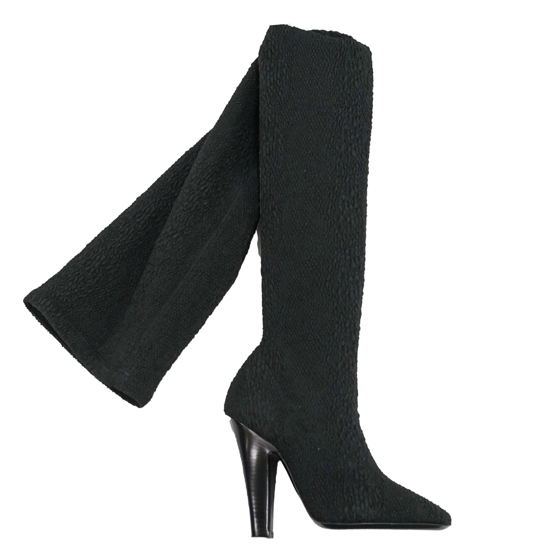 Saint Laurent Women’s Stretch Over Knee Boots 657928 - PUT BACK ON IN WINTER
