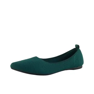 SALE Dark Green Slip On Flat