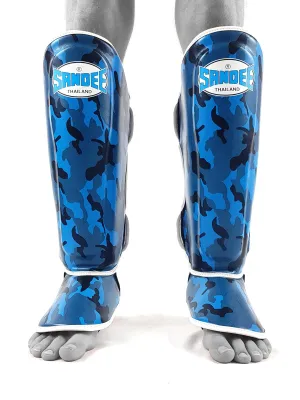 SANDEE AUTHENTIC CAMO SHINGUARD-BLUE