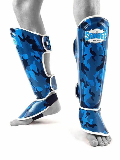 SANDEE AUTHENTIC CAMO SHINGUARD-BLUE