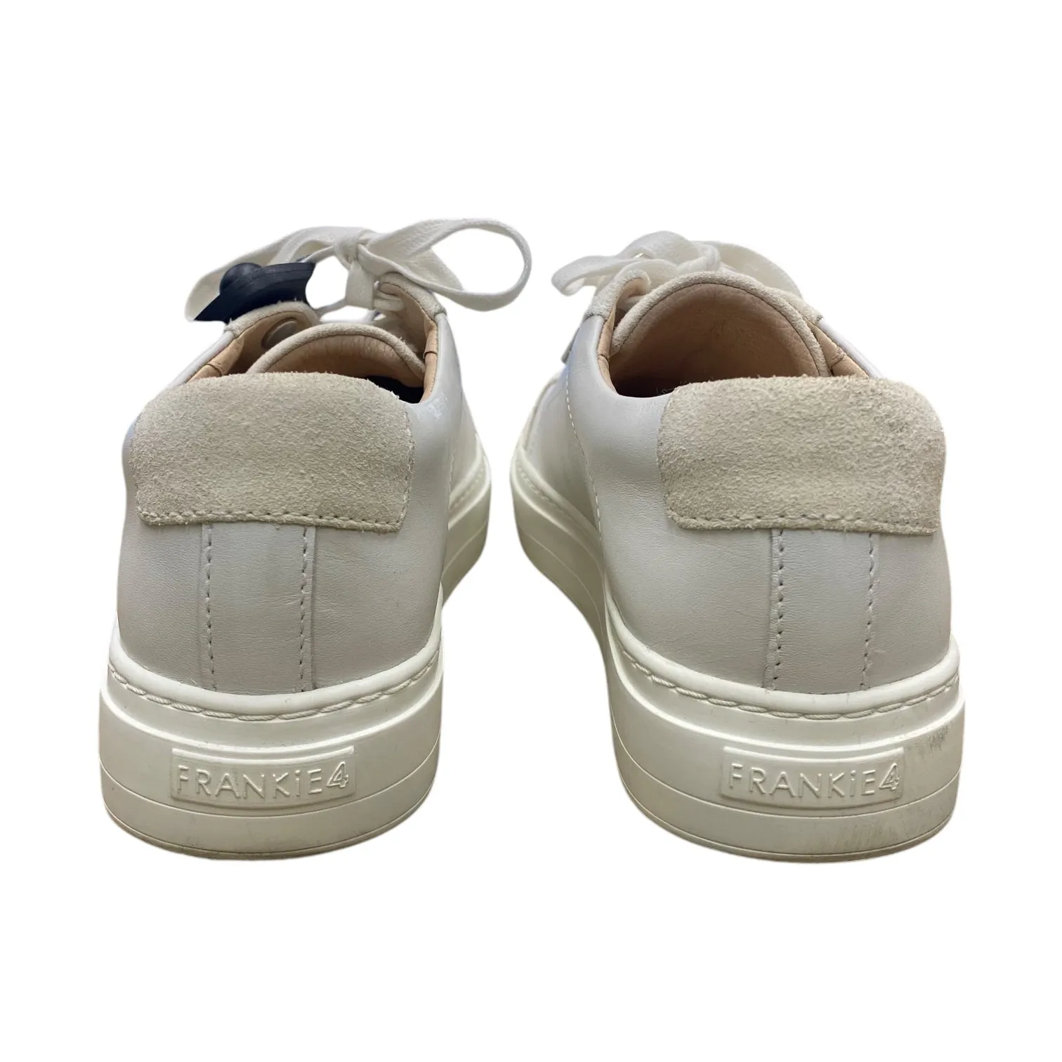 Shoes Sneakers By Frankie4 In Cream & White, Size:9.5