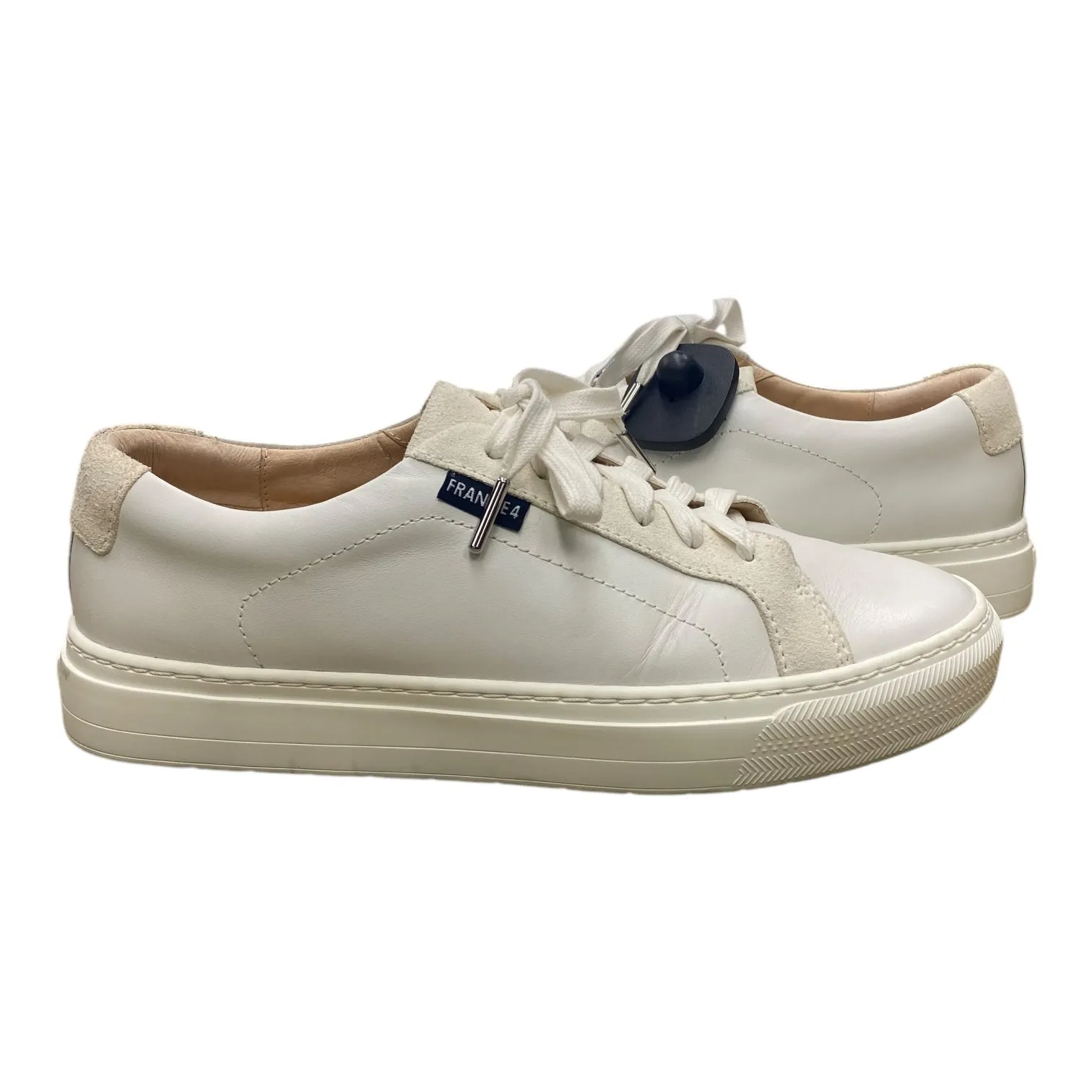 Shoes Sneakers By Frankie4 In Cream & White, Size:9.5