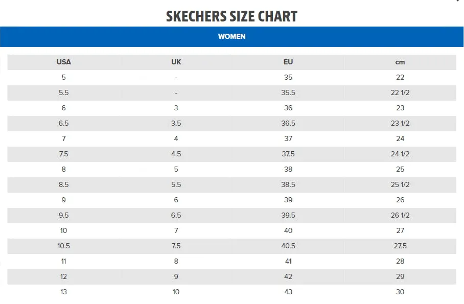 Skechers (GAR124514) Ladies Sports Go Walk 6 in UK 3 to 8