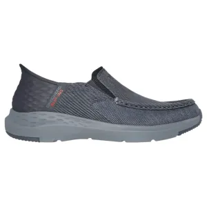 Skechers Men's Slip-Ons: Parson Dewitt Charcoal Extra Wide
