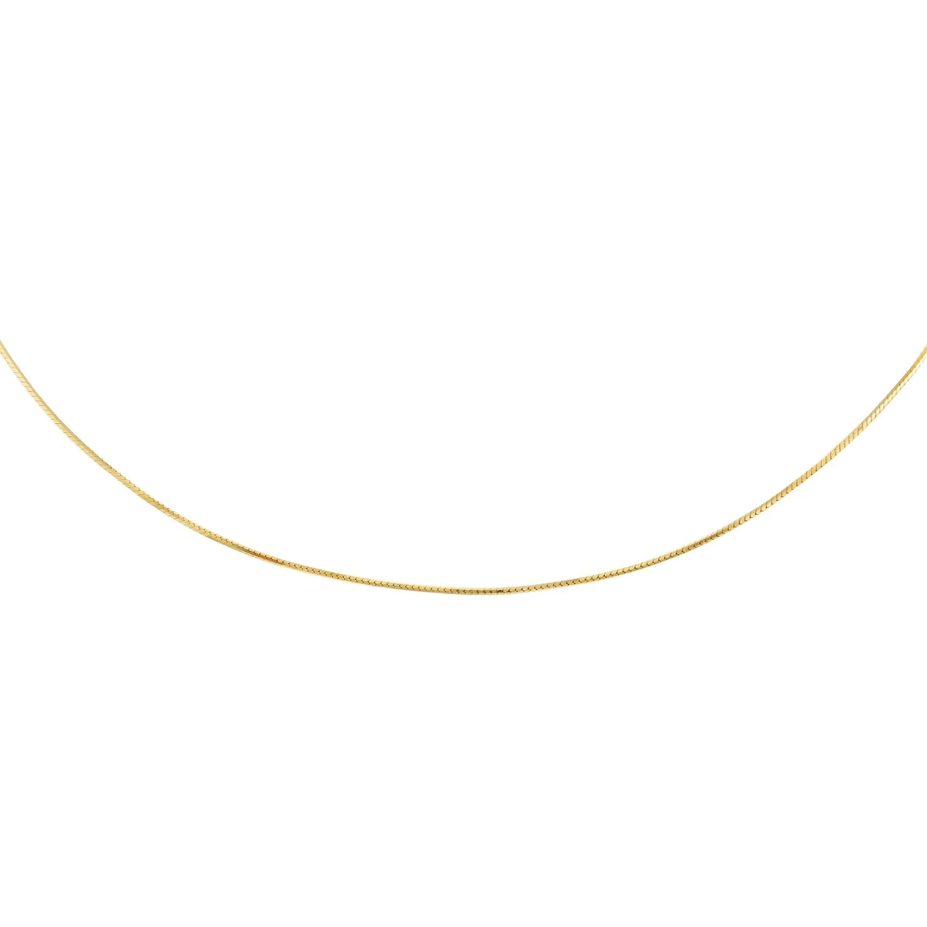 Snake Thin Chain Necklace