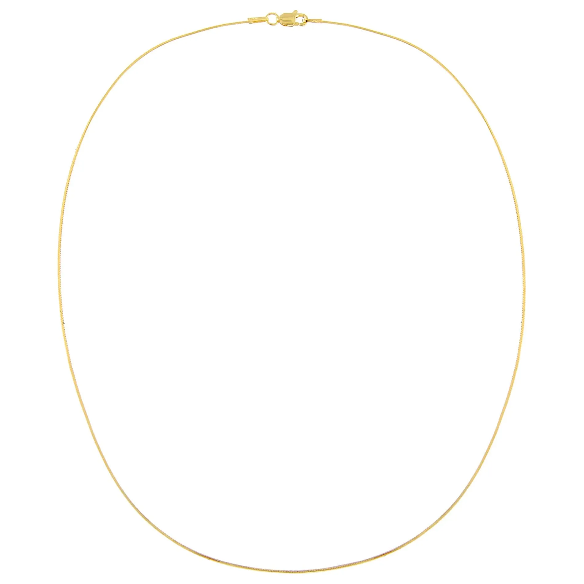 Snake Thin Chain Necklace