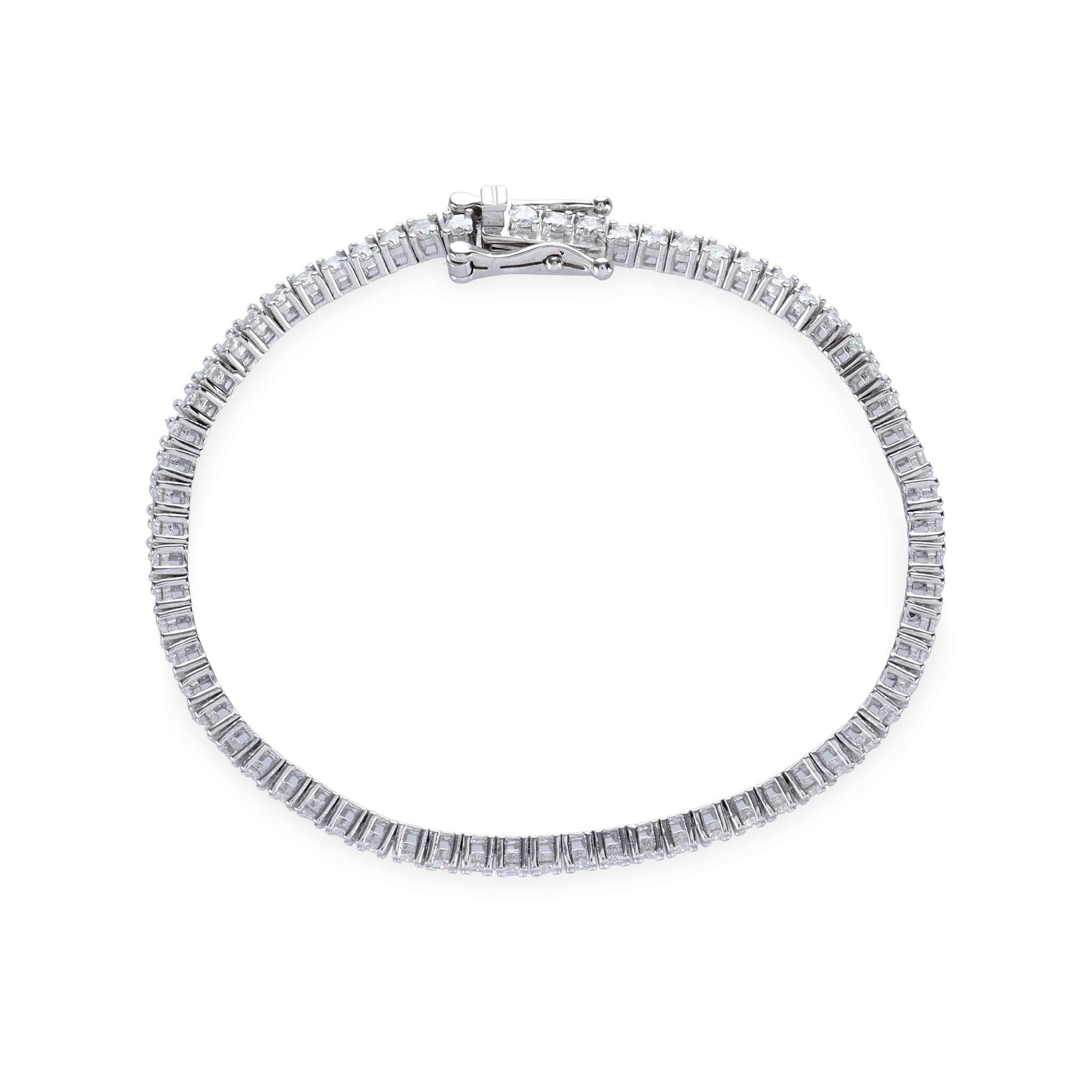 SPARKLING THIN TENNIS BRACELET
