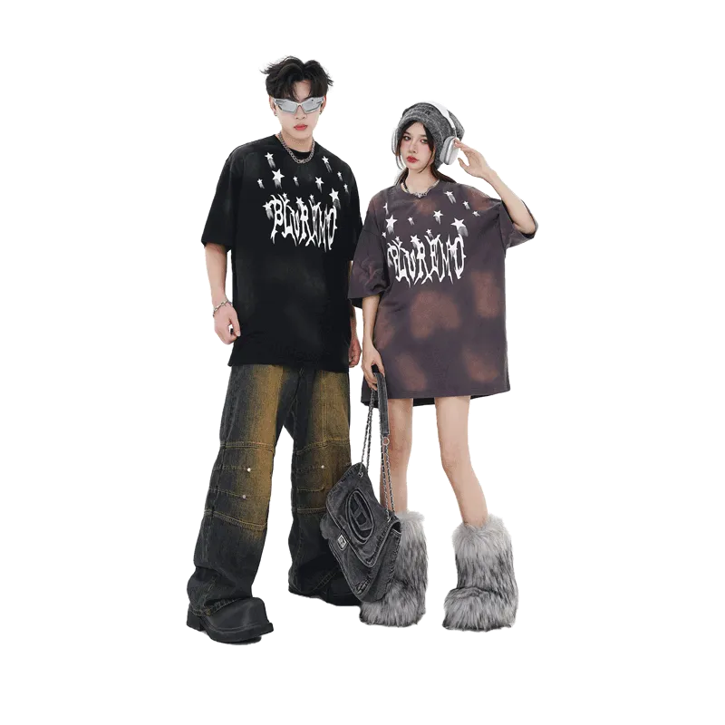Star printed TEE-D11 | Inspanda