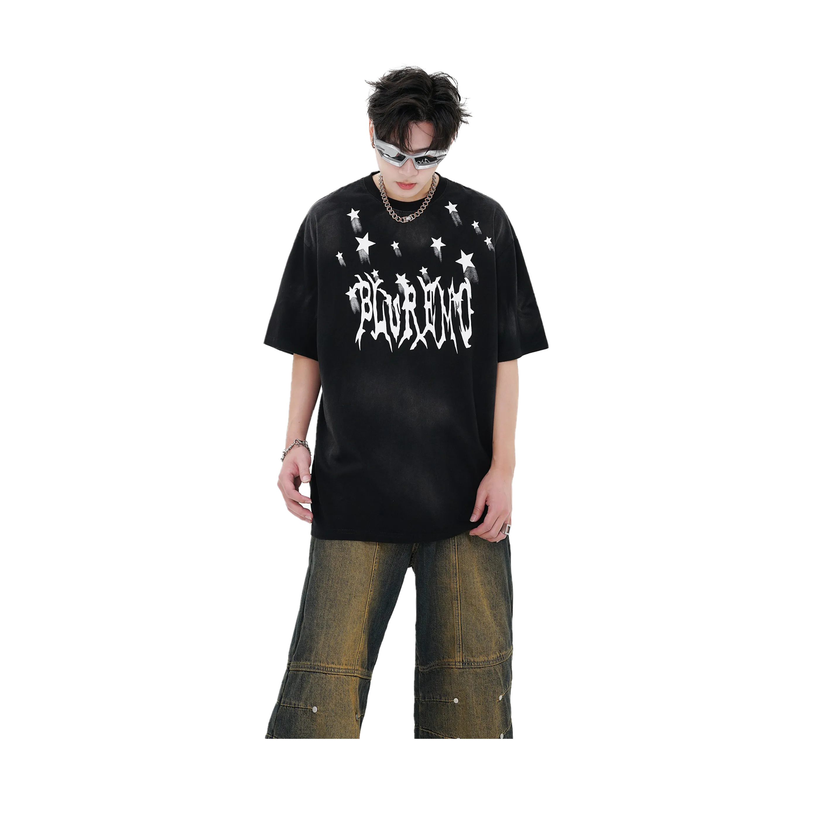 Star printed TEE-D11 | Inspanda