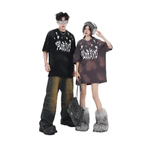Star printed TEE-D11 | Inspanda