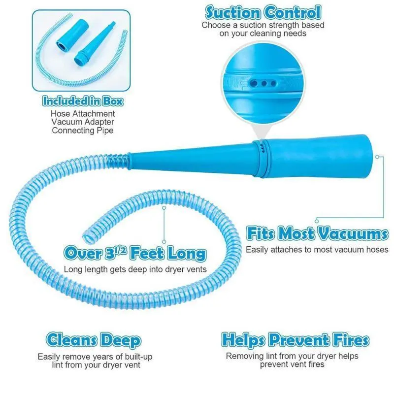 Super-Reach Flexible Anti-Clog Vacuum Hose