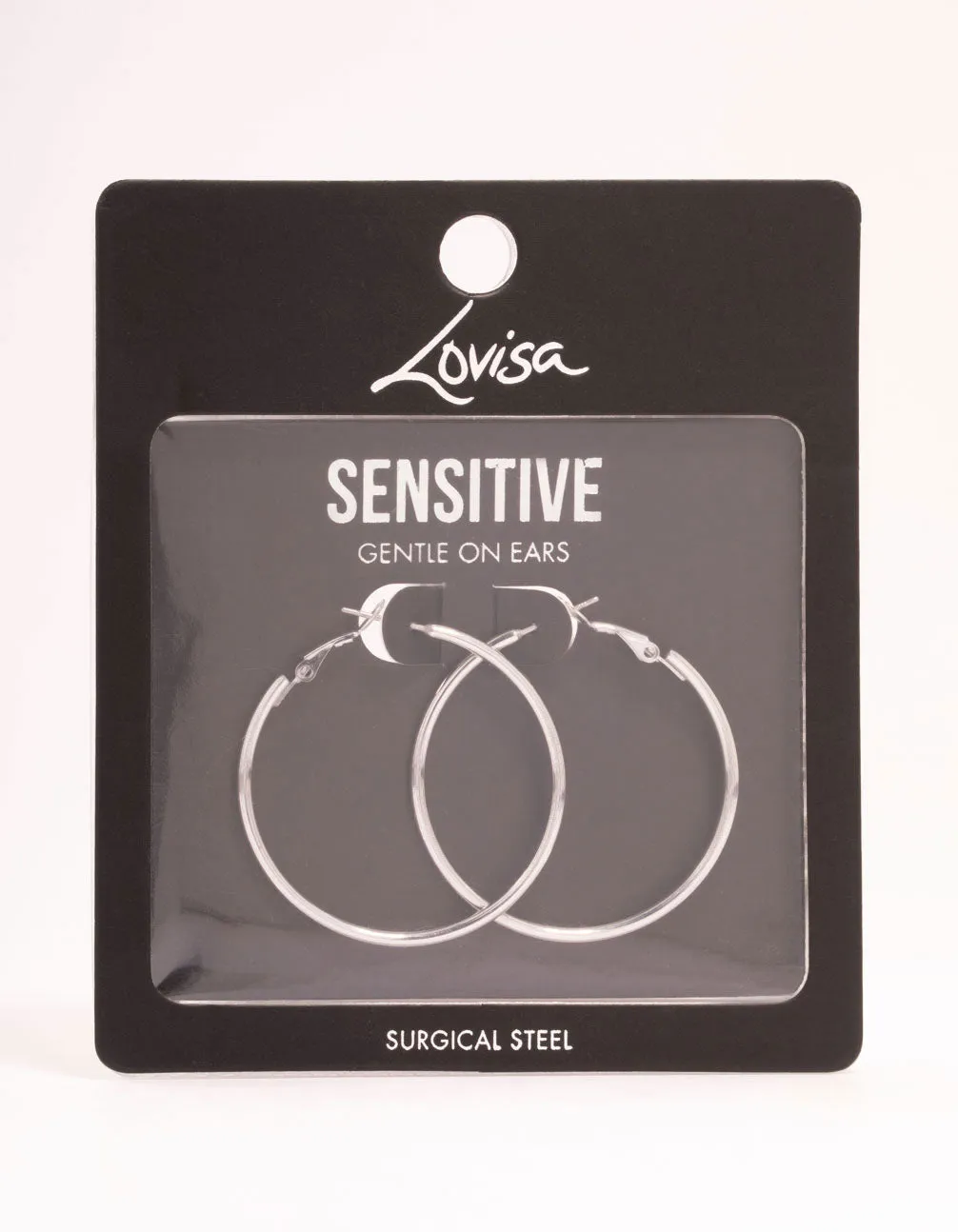 Surgical Steel Thin Hoop Earrings