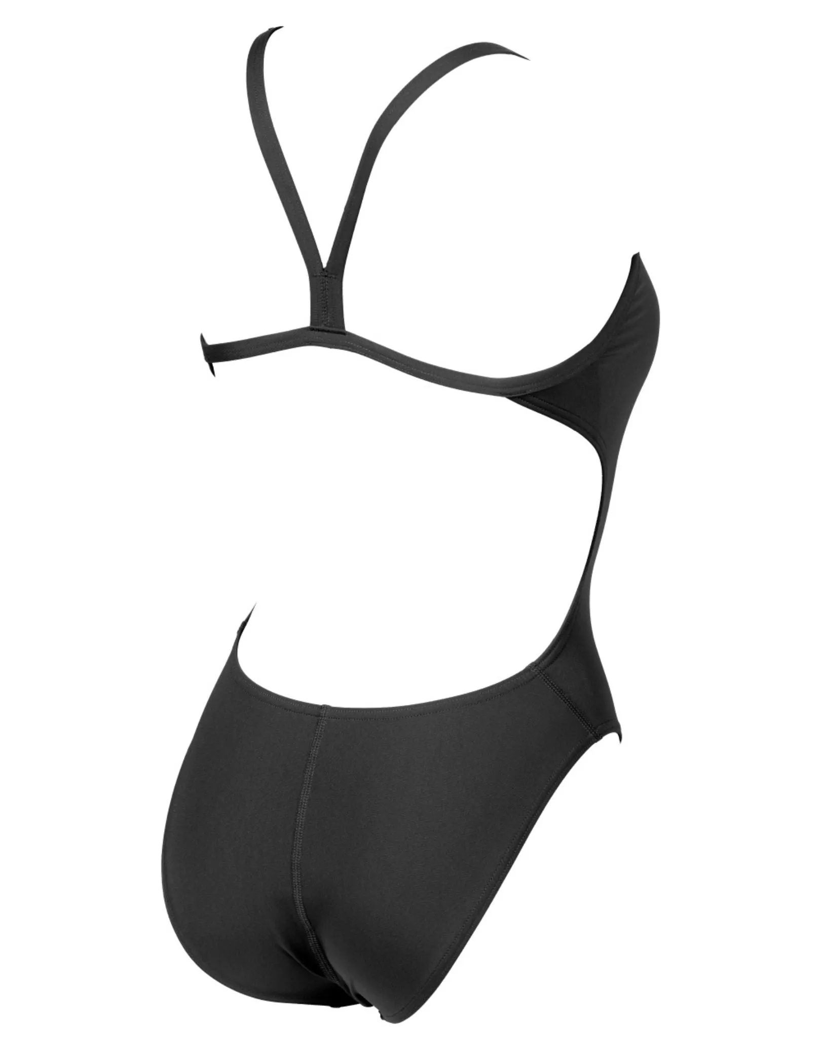 Team Challenge Solid Swimsuit - Black/White