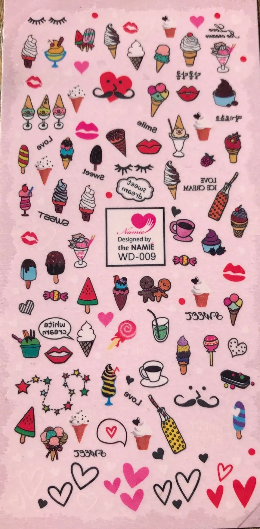 The Namie Body & Nail Art Sticker