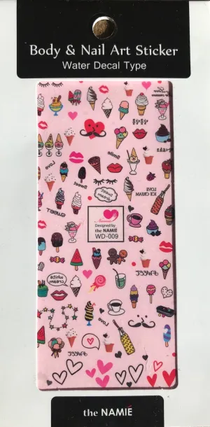 The Namie Body & Nail Art Sticker