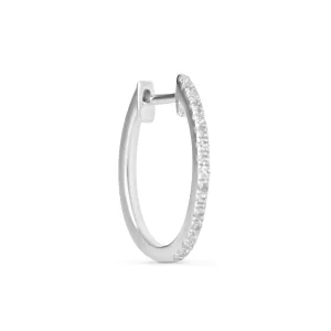 Thin 14 mm Diamond Huggies